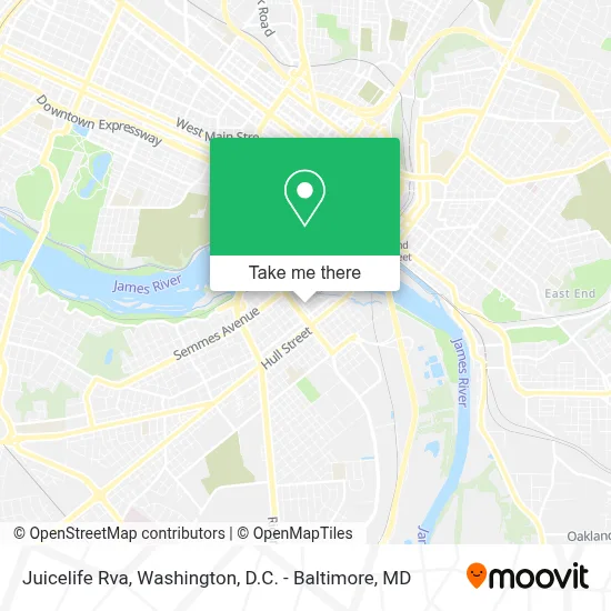 Juicelife Rva map