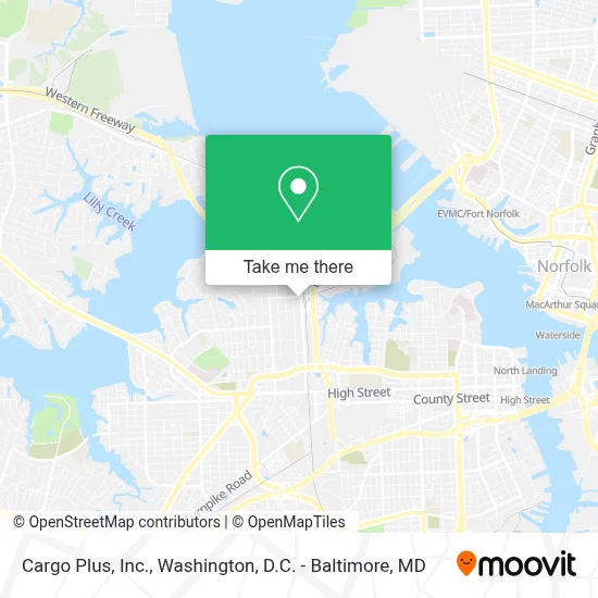 Cargo Plus, Inc. map