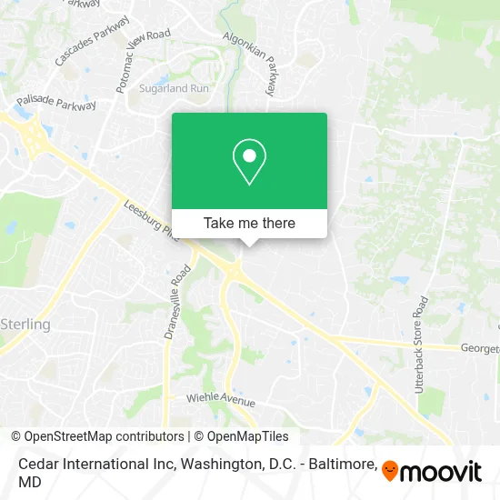Cedar International Inc map