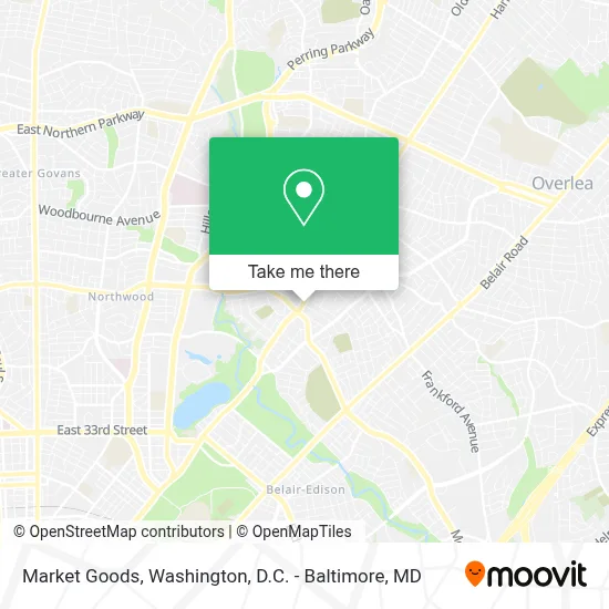 Market Goods map