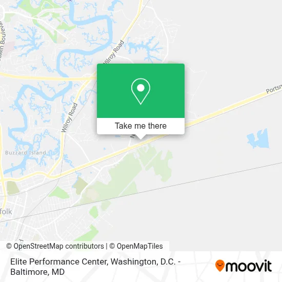 Elite Performance Center map
