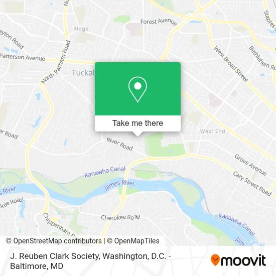 J. Reuben Clark Society map