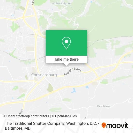 The Traditional Shutter Company map