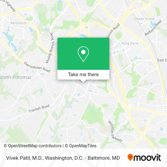Vivek Patil, M.D. map