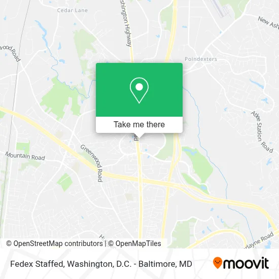 Fedex Staffed map