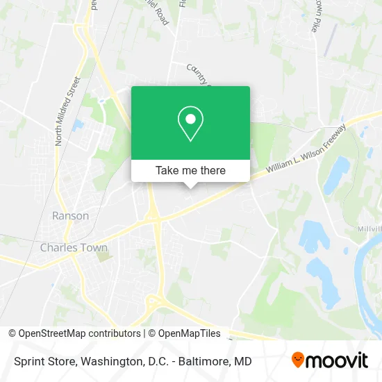 Sprint Store map