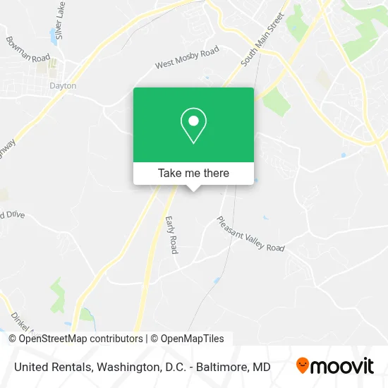United Rentals map