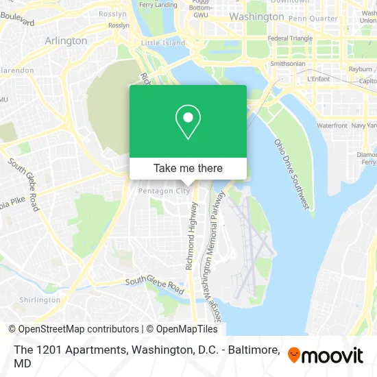 The 1201 Apartments map
