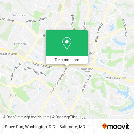Stave Run map