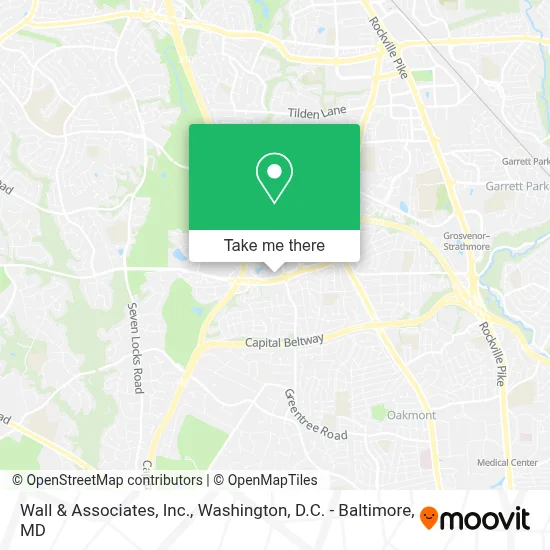 Wall & Associates, Inc. map
