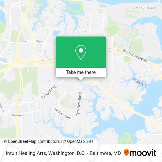 Intuit Healing Arts map