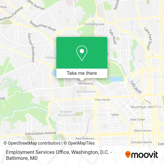 Employment Services Office map