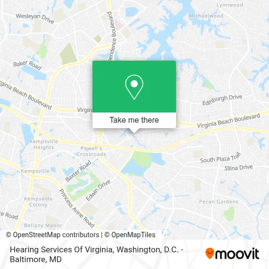 Hearing Services Of Virginia map