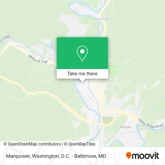 Manpower map