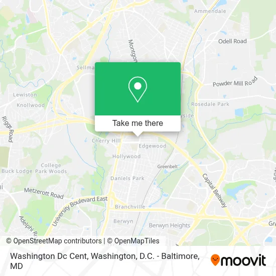 Washington Dc Cent map