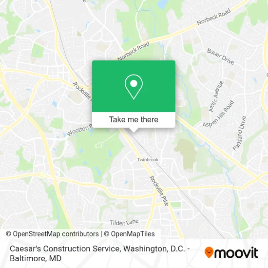 Caesar's Construction Service map