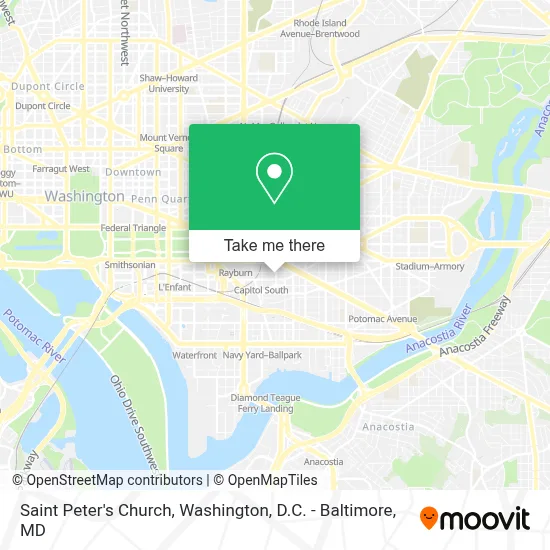 Saint Peter's Church map