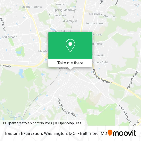 Eastern Excavation map
