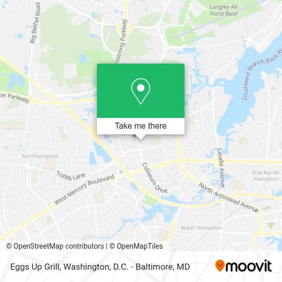 Eggs Up Grill map