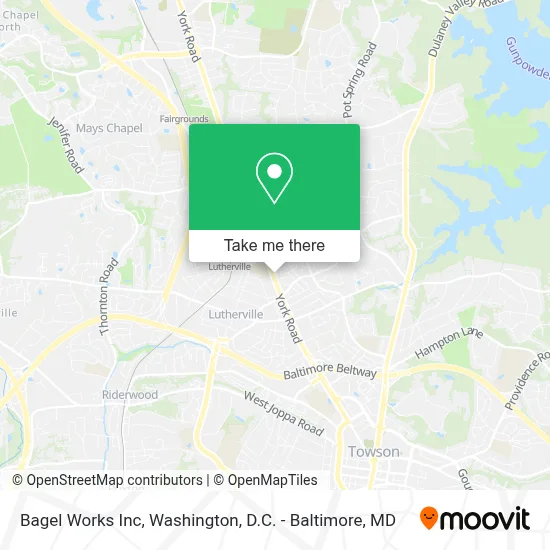 Bagel Works Inc map
