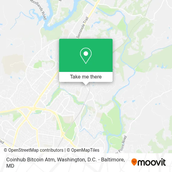 Coinhub Bitcoin Atm map