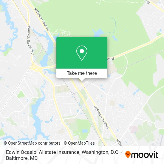 Edwin Ocasio: Allstate Insurance map