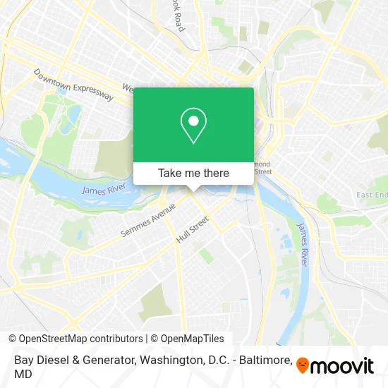 Bay Diesel & Generator map