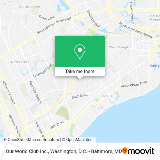 Our World Club Inc. map