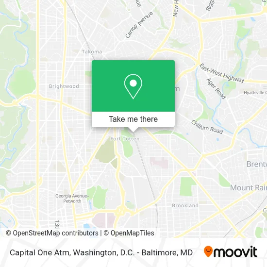 Capital One Atm map