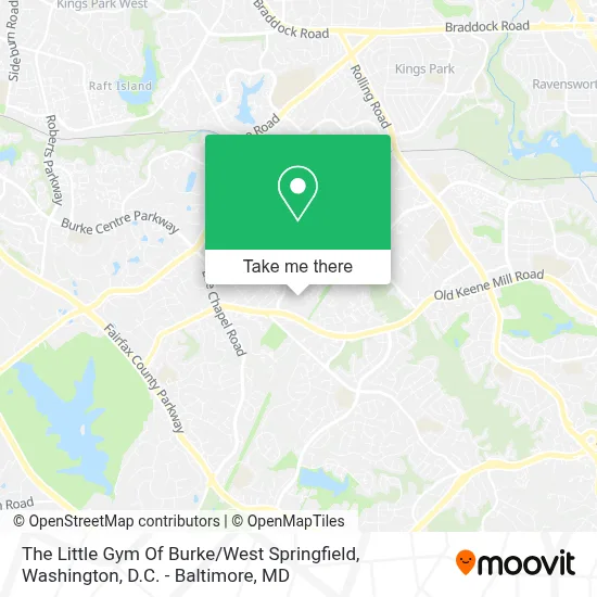 The Little Gym Of Burke / West Springfield map