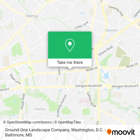 Ground One Landscape Company map