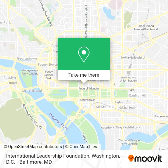 International Leadership Foundation map