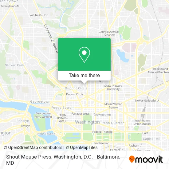 Shout Mouse Press map