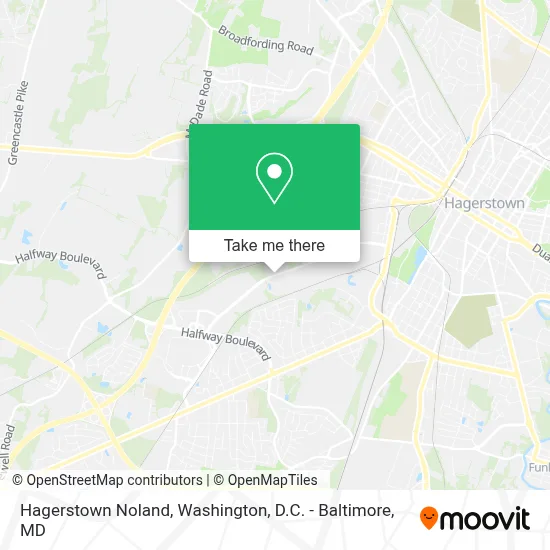 Hagerstown Noland map