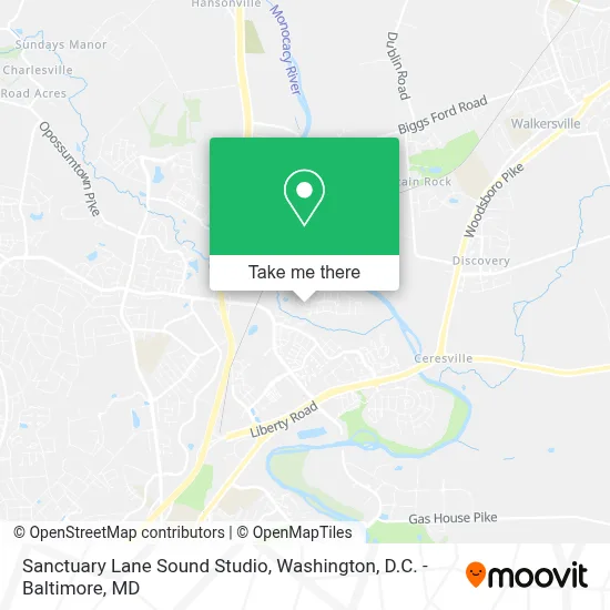 Sanctuary Lane Sound Studio map