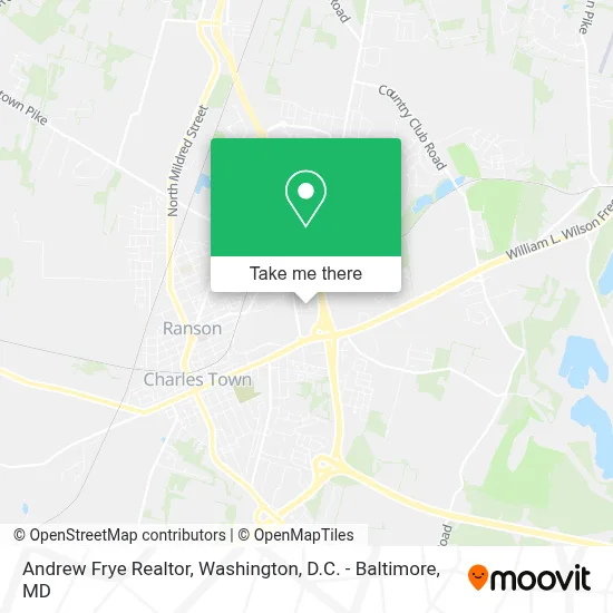 Andrew Frye Realtor map