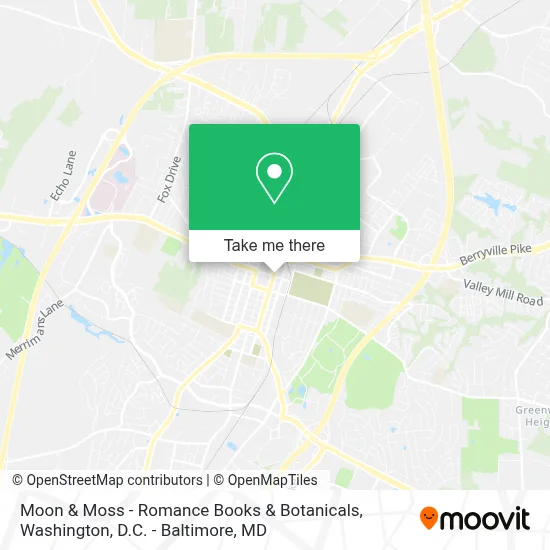 Moon & Moss - Romance Books & Botanicals map