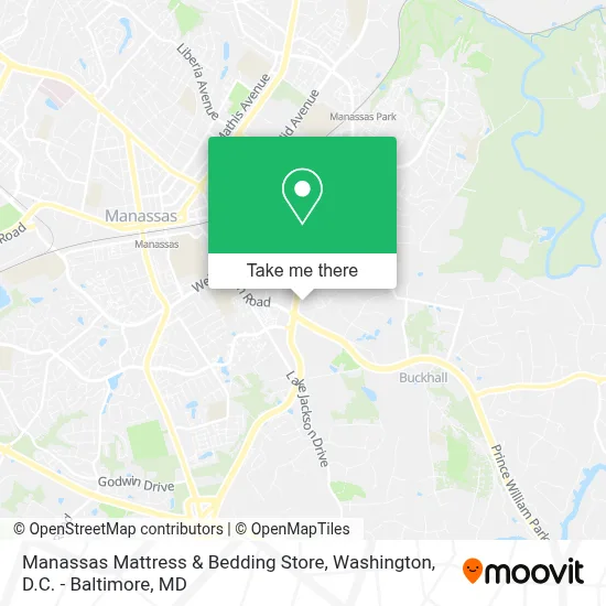 Manassas Mattress & Bedding Store map