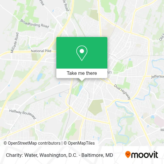 Charity: Water map