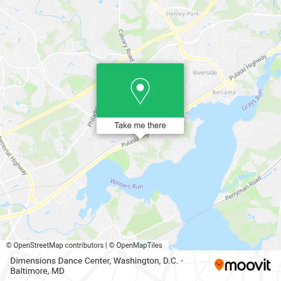Dimensions Dance Center map