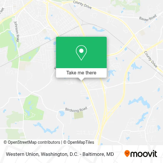 Western Union map