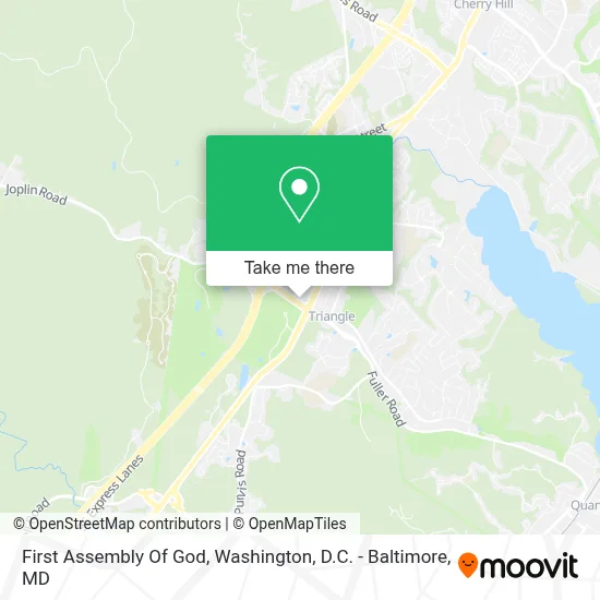 First Assembly Of God map