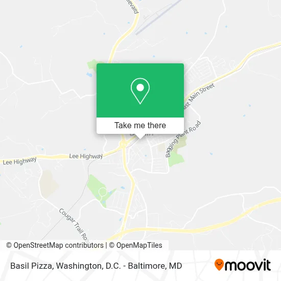 Basil Pizza map
