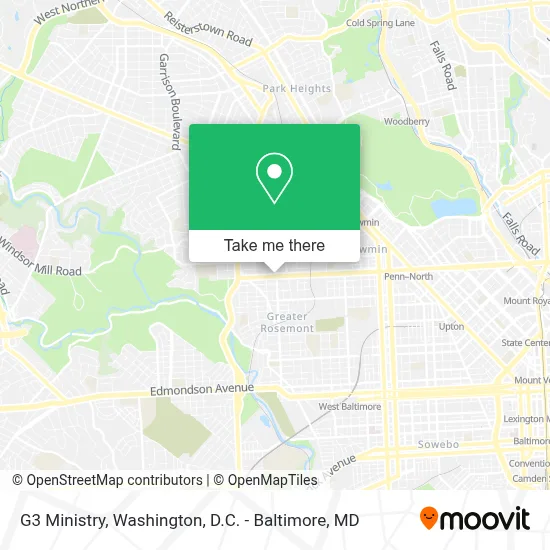 G3 Ministry map