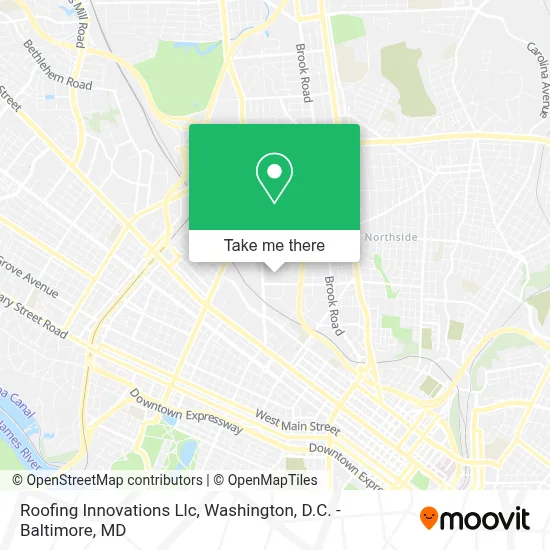 Roofing Innovations Llc map