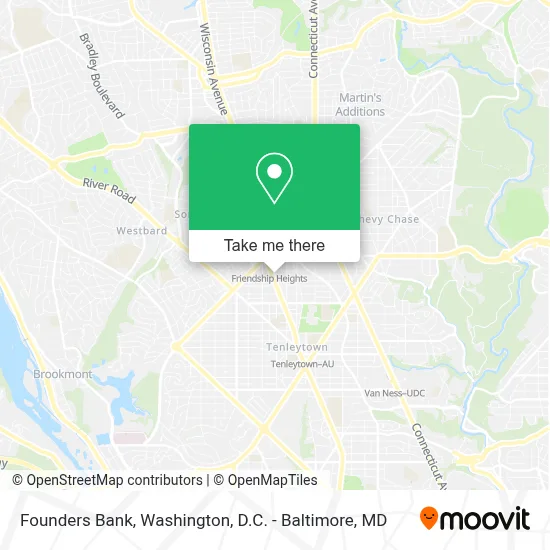 Founders Bank map