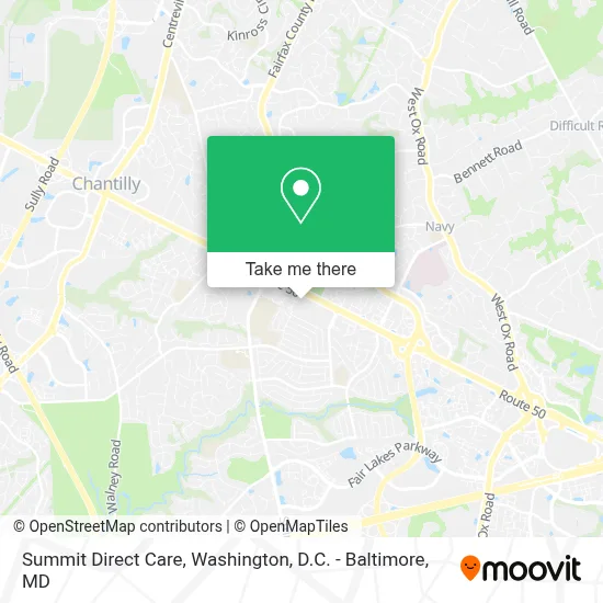 Summit Direct Care map