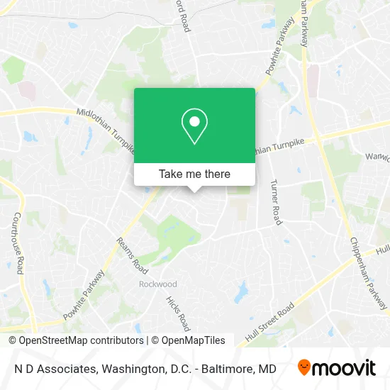N D Associates map