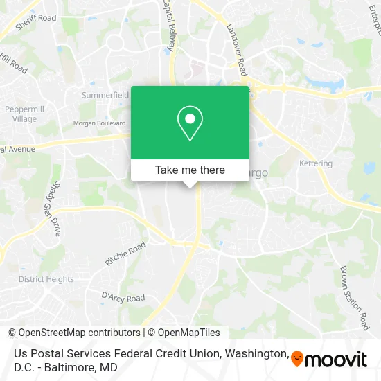 Us Postal Services Federal Credit Union map