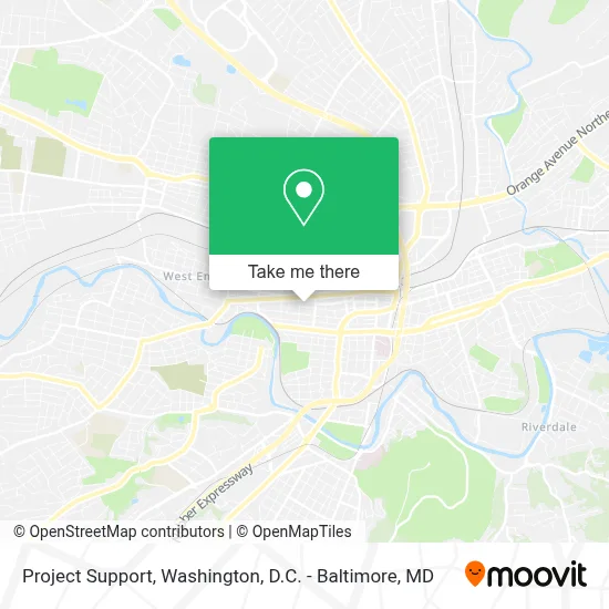 Project Support map